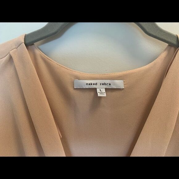 Naked Zebra beige size large dress - Picture 3 of 3